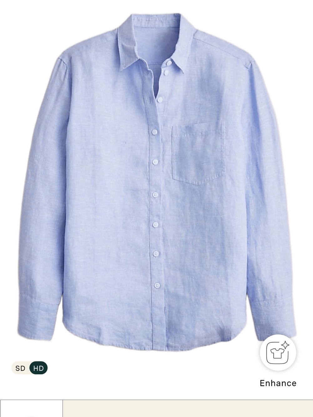 J Crew 100% linen shirt